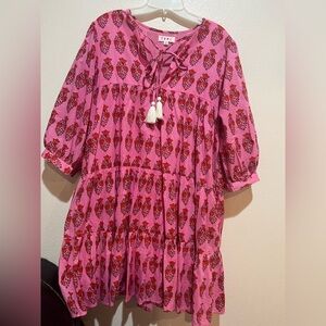 Pink Floral Dress